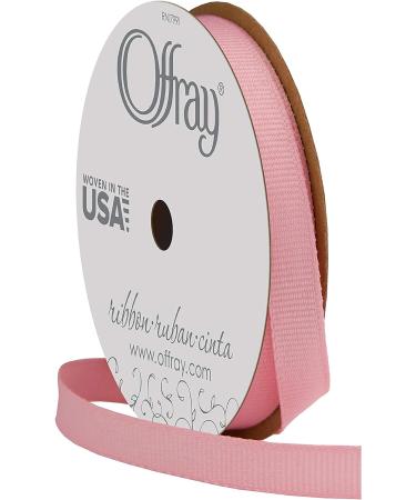 Offray 63033 Pink Grosgrain Ribbon - 3/8 Inch x 18 Feet - Buy Online on GoSupps.com