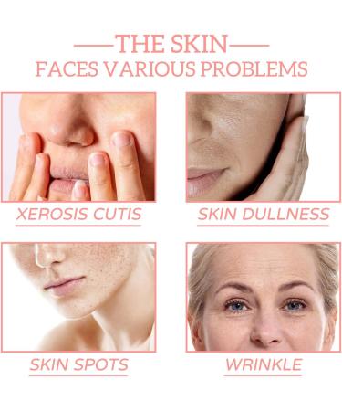 Facial serum anti-aging serum with niacinamide hyaluronic acid collagen hyaluronic serum with vitamin C E moisturizing serum anti-wrinkle dark spots and moisturizing - Buy Online on GoSupps.com