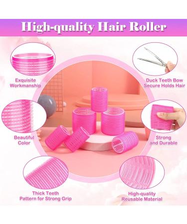 Cludoo Jumbo Hair Curlers Rollers 28 Pcs Set - Self Grip Rollers for Long, Medium, Short Hair - Salon Quality Hair Dressing DIY Kit - Buy Online on GoSupps.com