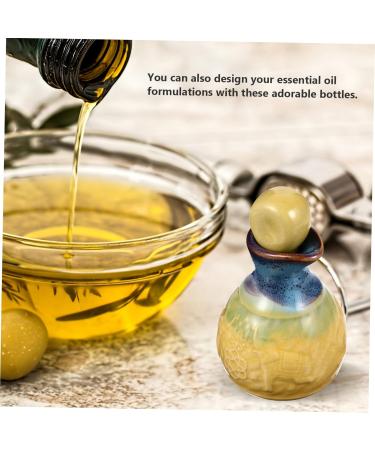 Ipetboom 1 Set Aromatherapy Bottle Makeup Ceramics Spa 9.5X5.5cm Yellow - Buy Online on GoSupps.com