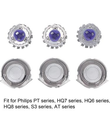 Fournyaa Replacement Shaver Head 3 Cutter Heads for Philips PT HQ7 Q6 HQ8 S3 AT Series - Buy Online on GoSupps.com