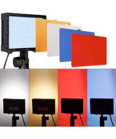 EMART 60 LED Continuous Portable Photography Lighting Kit - 2 Pack with Color Filters | Table Top Studio Light for Photo and Video Shooting - Buy Online on GoSupps.com