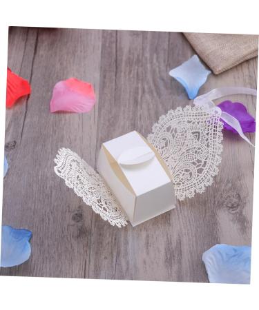 SEWACC 50 Pcs Boxes Candy Containers Wedding Favor Bags Design Vintage Gift Box White 1 count (Pack of 1) White - Buy Online on GoSupps.com