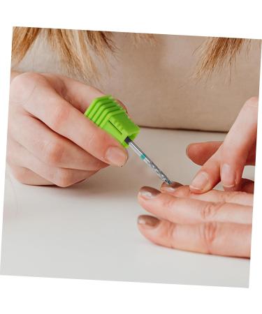 Beatifufu Nail Polisher Nail Drill Bits Nail Art Polishing Tools Manicure Drill Bits Nail Art Drill Bits Manicure Tools Drill Bits for Nails Metal Nail Drill Bit Manicure Accessories 7.00X1.30X1.30CM Green - Buy Online on GoSupps.com