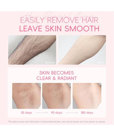 Body Hair Removal Cream - Gentle Hair Removal for Sensitive Skin - Moisturizing Cream 50g for Armpits Back Legs Face Upper Lip - Buy Online on GoSupps.com