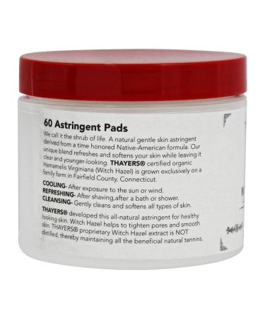 Thayer Witch Hazel Pads Original - Soothing Skin Care | Buy Internationally - Buy Online on GoSupps.com