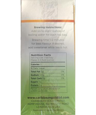 Grehge Fruit and Herbal Teas (Moringa Sour Sop & Ginger) - Buy Online on GoSupps.com