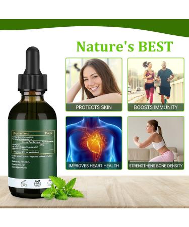 Chlorophyll Liquid Drops 2 fl oz - 2 Pack (Old Packaging) | Natural Supplement for Detox & Digestion - Buy Online on GoSupps.com