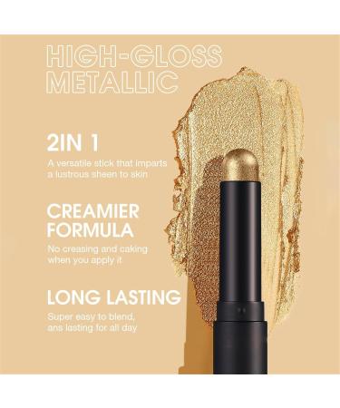  Generisch 2024 Eyeshadow Pencil 8 Colors Multicolor Glitter Eyeshadow Long Lasting High Lightening Powder Vegan (One Size) - Buy Online on GoSupps.com