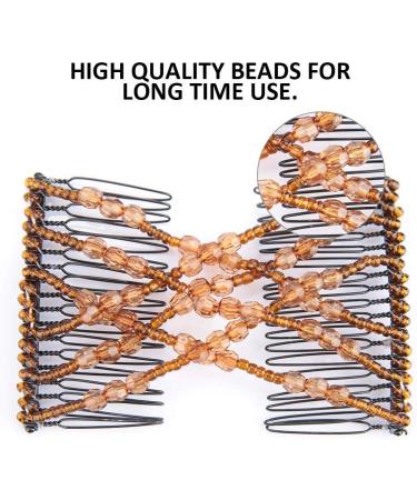 Magic Hair Comb Clip Magic Hair Beauty Decoration Comb(Brown) - Buy Online on GoSupps.com