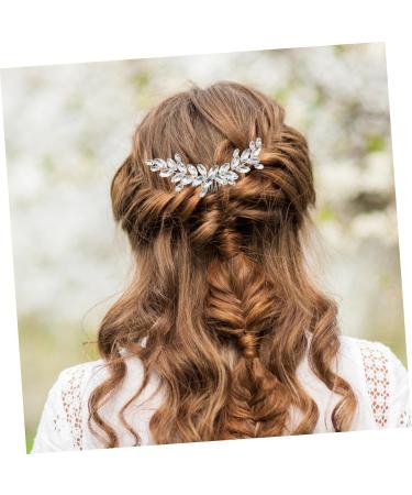 Ipetboom vintage women's diamond hair comb for hair side comb Grab the drill European and American rhinestones bride comb wedding hair combs for women accessories - Buy Online on GoSupps.com
