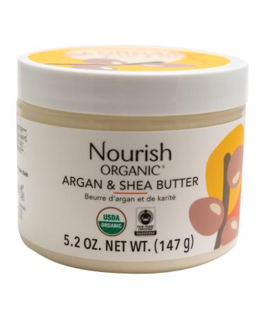 Nourish Organic Argan & Shea Butter 5.2 Ounce