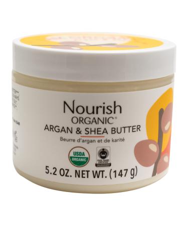 Nourish Organic Argan & Shea Butter 5.2 Ounce - Buy Online on GoSupps.com
