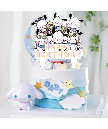 37pcs Pochacco Birthday Party Supplies for Pochacco Theme Birthday Decorations include Cake Topper and Cupcake Toppers Sets - Buy Online on GoSupps.com
