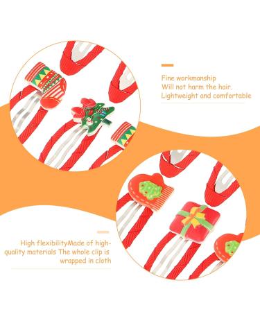 Lurrose 12-Piece Christmas Hair Clip Set - Festive Trees & Reindeer Hairpins for Women & Girls - Perfect Holiday Accessories! - Buy Online on GoSupps.com