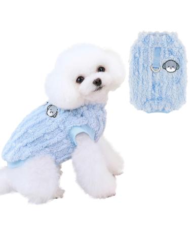 Dog sweater actoys dog sweater Small dogs dog sweaters medium -sized dogs winter warm dog sweater cat sweater dog clothing for small medium -sized dogs and cats blue m - Buy Online on GoSupps.com