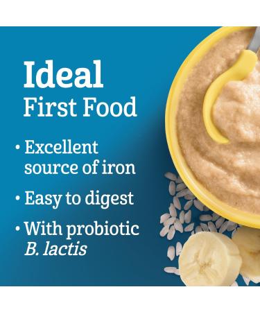 GERBER Stage 2 Rice Banana Baby Cereal 227 g - Buy Online on GoSupps.com