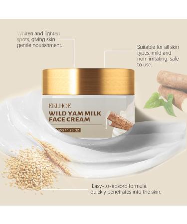 3 in 1 Organic Wild Yam Cream Skin Care Set - Anti Aging Toner & Moisturizing Lotion for Women | Reduce Fine Lines & Nourish Skin - Buy Online on GoSupps.com