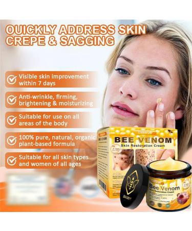 2PCS Bee Venom Skin Restoration Cream Bee Venom Skin Treatment Cream Effectively Reducing Blemishes & Comprehensive Moisturizer for All skin Types - Buy Online on GoSupps.com