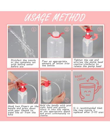Reusable Vaginal Cleansing System - Safe & Non-Toxic Vaginal Cleanser Douche for Women | 600ml Capacity - Buy Online on GoSupps.com