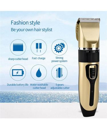 Pet Dog Cat Clippers Professional Dog Grooming Tools Kit Hair Cutting Styling Shaving Tool Set Low Noise Rechargeable Cordless Pet Dogs Cats Electric Clippers with 4 Comb Guides Scissors and Comb - Buy Online on GoSupps.com