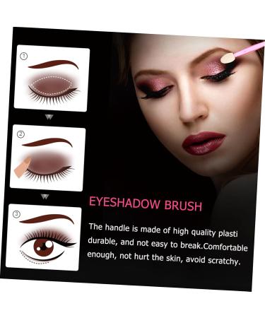 Beavorty Disposable Brushes 100pcs Cosmetic Eyeshadow Double-ended Eye with Dual Ended Shadow Double Container - Buy Online on GoSupps.com
