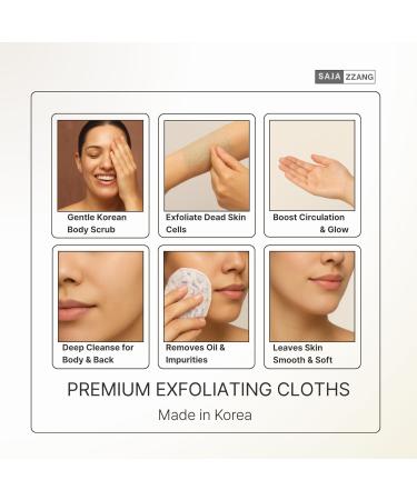  Hwangsil Dreaming Egg Korean Italy Towel Exfoliating Body Scrub Cloth 4-Pack | 100% Handmade Viscose Rayon | Cute Pastel Egg Pattern | Korean Exfoliating Mitt for Bath & Shower | Made in Korea 1 Count (Pack of 4) - Buy Online on GoSupps.com