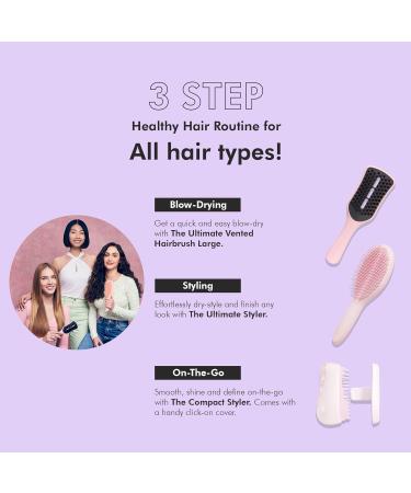 Tangle Teezer Compact Styler Detangling Brush - Smashed Pink Holo | Buy Internationally - Buy Online on GoSupps.com