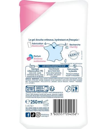 DOP (DOPA3) Douceurs d'Enfance Cream Shower Gel with Multi-Coloured Sweets - Buy Online on GoSupps.com