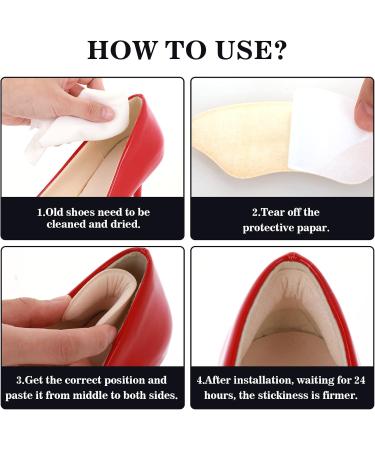 Molain Heel Cushion Inserts - 2 Pairs for Bladder Prevention & Comfort | Suede Back Foot Protection | Multicolored Pads for Men & Women - Buy Online on GoSupps.com