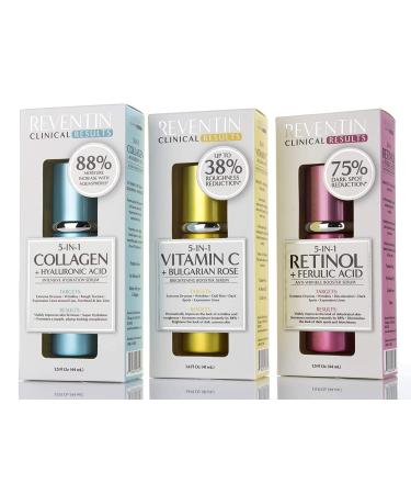 Reventin Multi Peptide + Collagen Anti-Wrinkle Face Serum - Clinical Results - 1.6 fl. oz - Buy Online on GoSupps.com