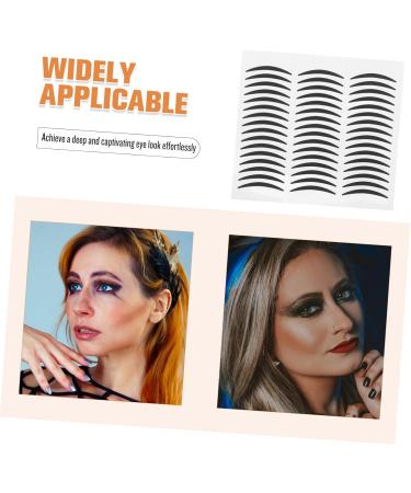 Ipetboom Autocollants Eyeliner Noir pour Doubles Paupi res 20 Feuilles Papier Fin Adh sif Femme Regard Charbonneux F te Maquillage Yeux - Buy Online on GoSupps.com
