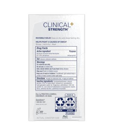 Secret Clinical Strength Clear Gel Deodorant Stress Response 1.6 Oz (Pack of 2) - Long-Lasting Stress Protection - Buy Online on GoSupps.com