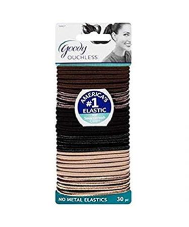 GOODY WoMens Ouchless Braided Elastics Starry Night 30 Count