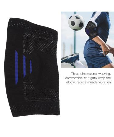ANGGREK Elbow Brace - Stretchy Knit Fabric with Silicone Pad for Shock Relief | Anti-Collision Sports Elbow Protector & Support Arm Sleeve (L) - International Shipping Available - Buy Online on GoSupps.com