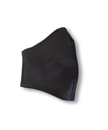 Ajo! Reusable face mask mouth mask nose protection for adults including 10 removable PM2.5 filters black