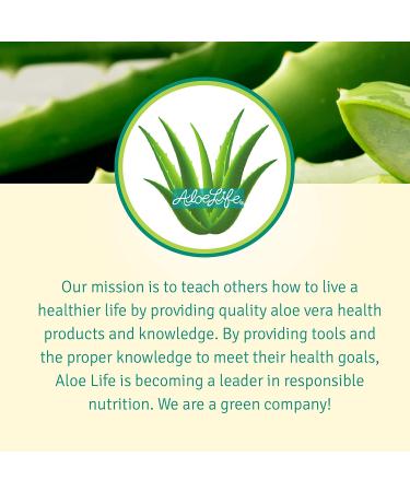 Aloe Life Organic Aloe Vera Juice Concentrate | Soothing Relief for Indigestion | Antioxidant Catalyst | Supports Energy & Wellness | Gluten-Free - 32 Fl Oz - Buy Online on GoSupps.com
