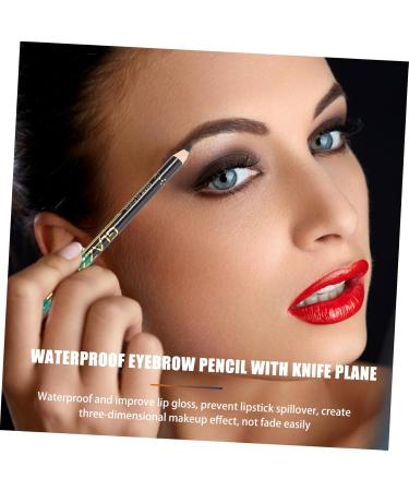 FOMIYES Lip Glitter 36 Pcs Lip Liner Eyeliner Eyebrow Pen Grey Eyebrow Pencil Matte cil Eyebrow Powder - Buy Online on GoSupps.com