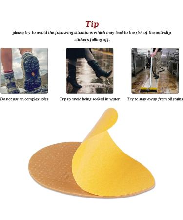 Riootlnm Non-Slip Shoe Grips - Adhesive Silicone Gel Pads for Shoe Soles - 3 Pairs (Yellow) - Buy Online on GoSupps.com