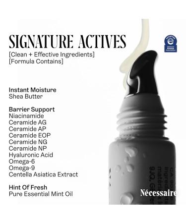 N cessaire The Lip Balm | Hydrating Hyaluronic Acid Lip Balm for Women and Men Mint Oil with Niacinamide + Essential Ceramides. Non-Comedogenic Lip Balm for Dry Lips 15 ml / 0.5 fl oz - Buy Online on GoSupps.com
