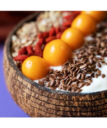 Organic Brown Flax Seeds 950g Rich in Fiber & Omega-3 | EU BIO Agriculture | Plastic-Free Packaging - Buy Online on GoSupps.com