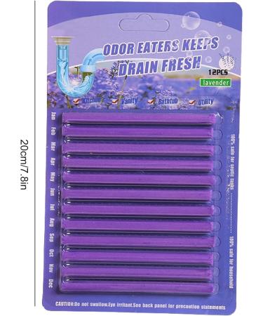 Drain Sticks - Effective Drain Cleaning & Deodorizer | Lavender Fresh Scent | Prevent Blockage & Clogs | International Shipping Available - Buy Online on GoSupps.com