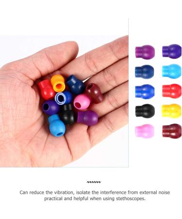 Ultechnovo 10 Pair Universal Silicone Stethoscope Replacement Earplugs - Soft Snap-Tight & Colorful Sealing Earplugs for Comfort - Buy Online on GoSupps.com