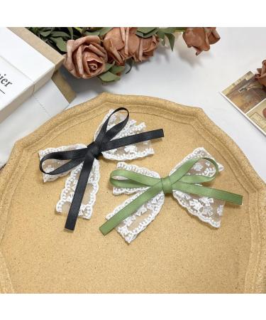 JSGHGDF Ribbon Elegant 2000s Style Side Clip Hair Clip Sweet Style knot Balletcore - Buy Online on GoSupps.com
