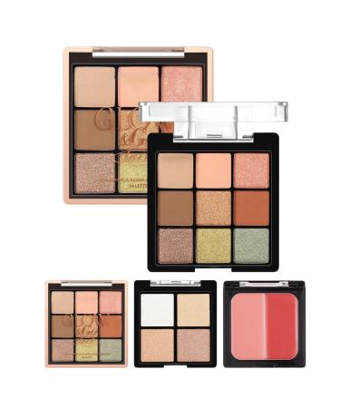 Palette de Maquillage | Maquillage Palette Paupi res Blush Highlighter | Cosm tiques Visage Yeux Doux Finition Mat pour Peau Mature Femme Adulte # 02
