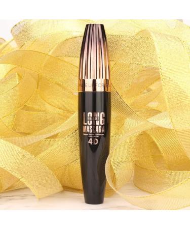 DABIUSY 4D Silk Fiber Lash Mascara - Black Volume & Length Waterproof Mascara for Long Lasting, Thick & Natural Lashes - Smudge-Proof Formula (1 Pack) - Buy Online on GoSupps.com
