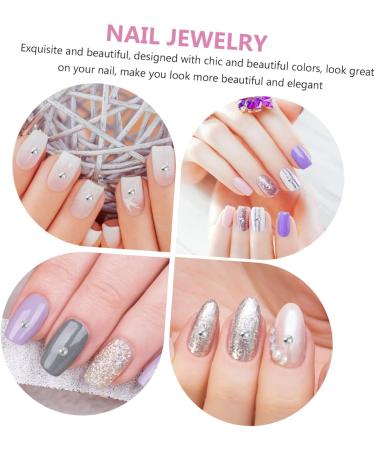 Ipetboom 1 Box Nail Drill Diy Manicure Tools Micro Nail Beads Nail Art Decals Nail Jewelry Caviar Mini Beads Nail Art Steel Bead Fashionable Nail Studs Charm Ball Beads 3d Steel Ball 13X5X1cm Silver - Buy Online on GoSupps.com