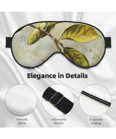 Buy SSIMOO Lemon Fruit Soft Sleep Eye Mask - Breathable Travel Eye Patch for Women - Perfect Relaxation & Comfort - Buy Online on GoSupps.com
