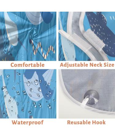 Ocean Animal Beard Apron - Cute Men's Gift for Beard Trimming & Shaving - Non-Stick Catcher Bib - Buy Online on GoSupps.com