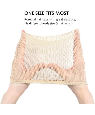 Yamel Mesh Wig Cap Net Blonde Hair Mesh Net Wig Caps 4 PCS Liner Weaving Caps for Women Men Kids Mesh Blonde - Buy Online on GoSupps.com